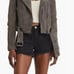 Blanc NYC Suede Moto Jacket