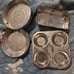 Vintage easy bake evan pans and utensils