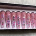 Pink Star Press On Nails
