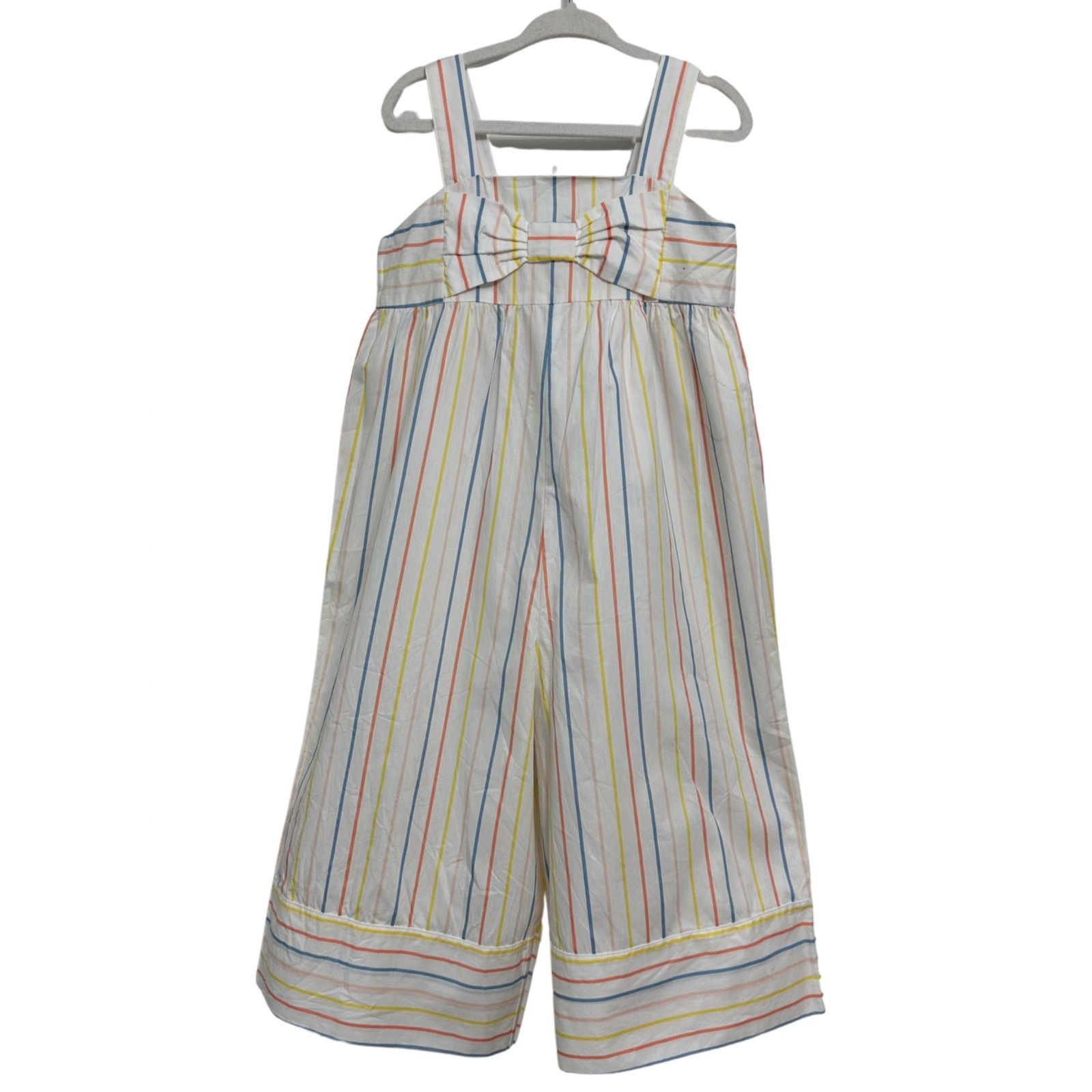 Janie & Jack Pastel Striped Wide Leg Jumpsuit Size 4 NEW WITH TAGS