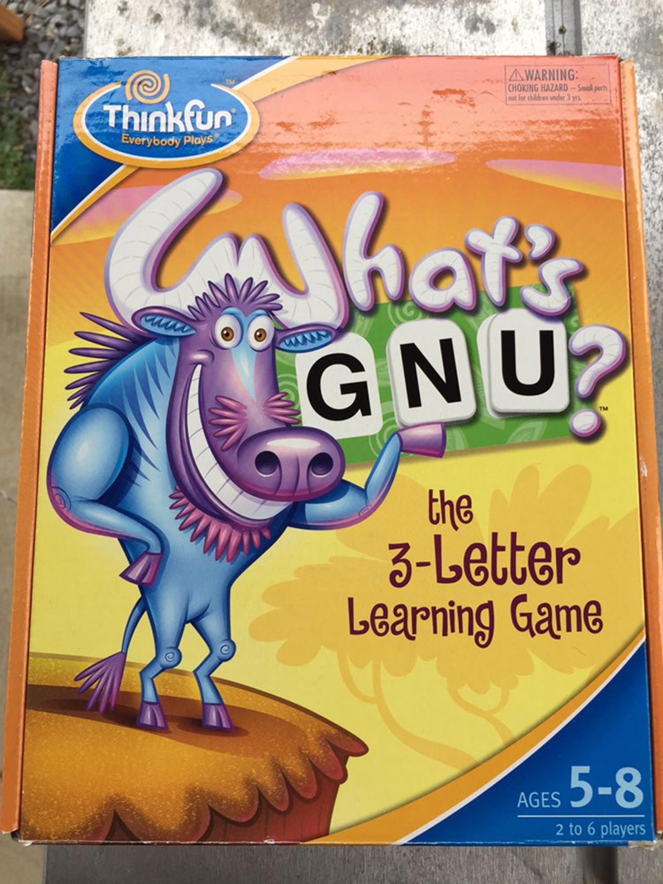 Think Fun Whats GNU? Learning Game