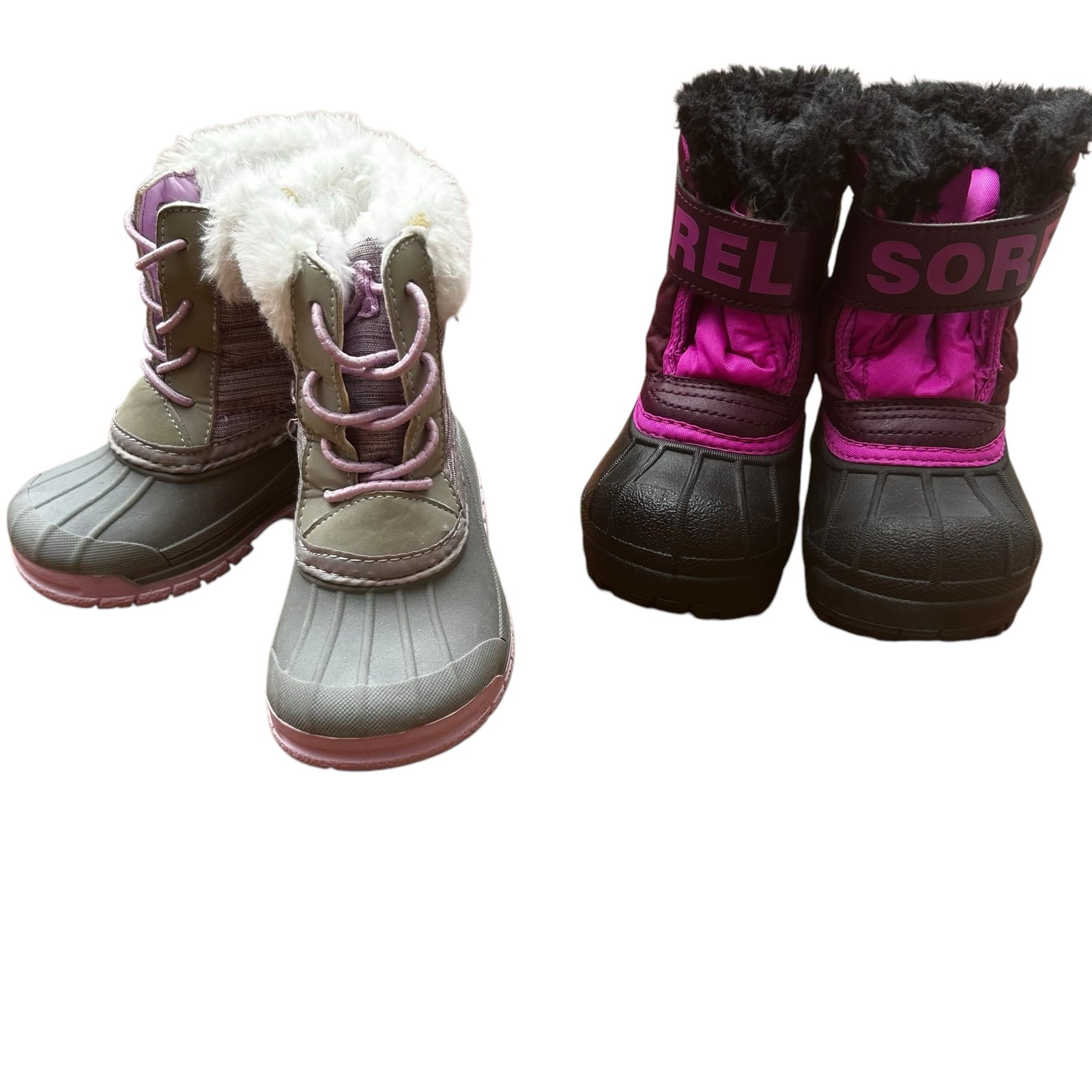Sorel snow commander and oshkosh b gosh toddler boots sz 5 durable easy comfort