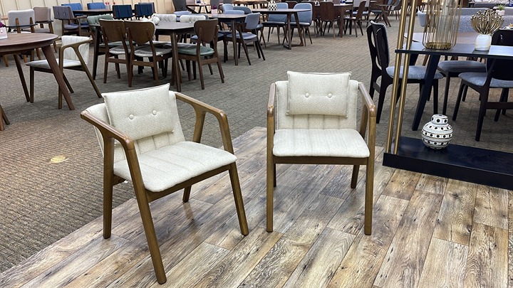 We picked this item just for you!!! Beige Midcentury Style Chairs, set of 2