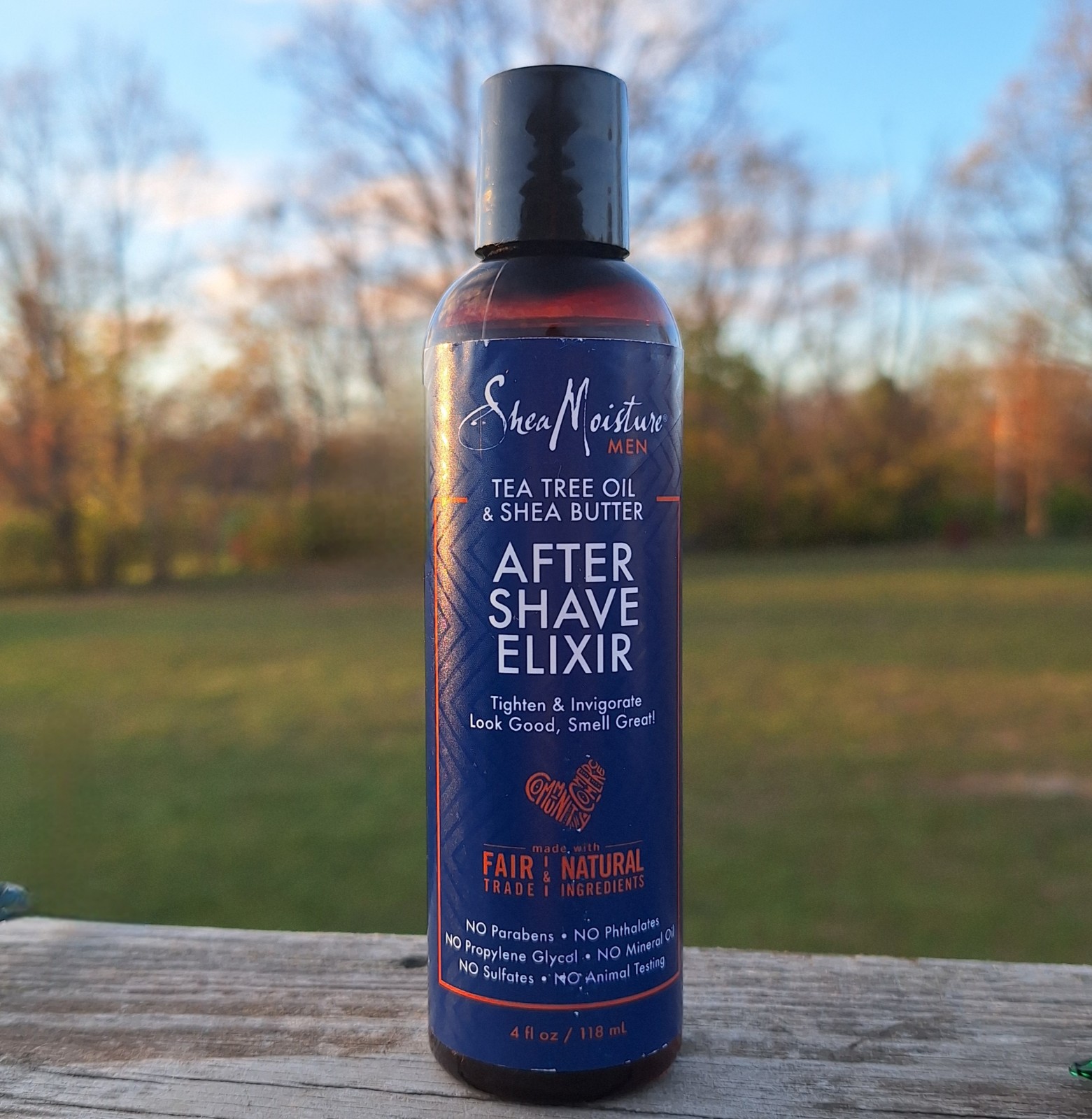 Shea Moisture Tea Tree Oil & Shea Butter Mens After Shave Elixir 4oz