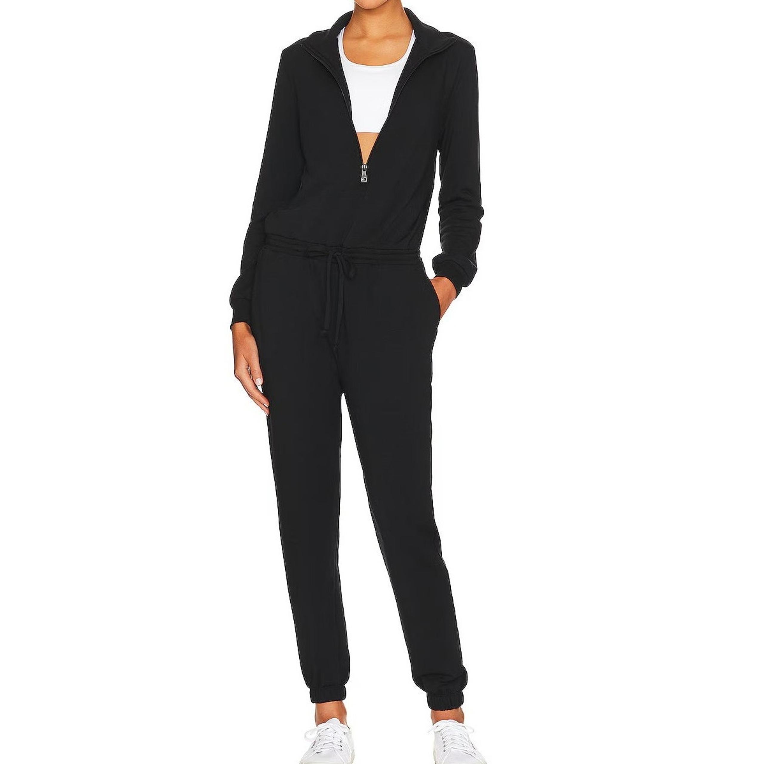 Beyond Yoga Ski Weekend Jumpsuit Black XS