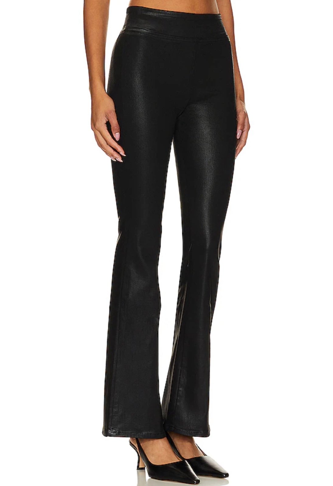 Jetset Flare in Noir Coated