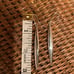 Sterling Silver Thin Teardrop Earrings