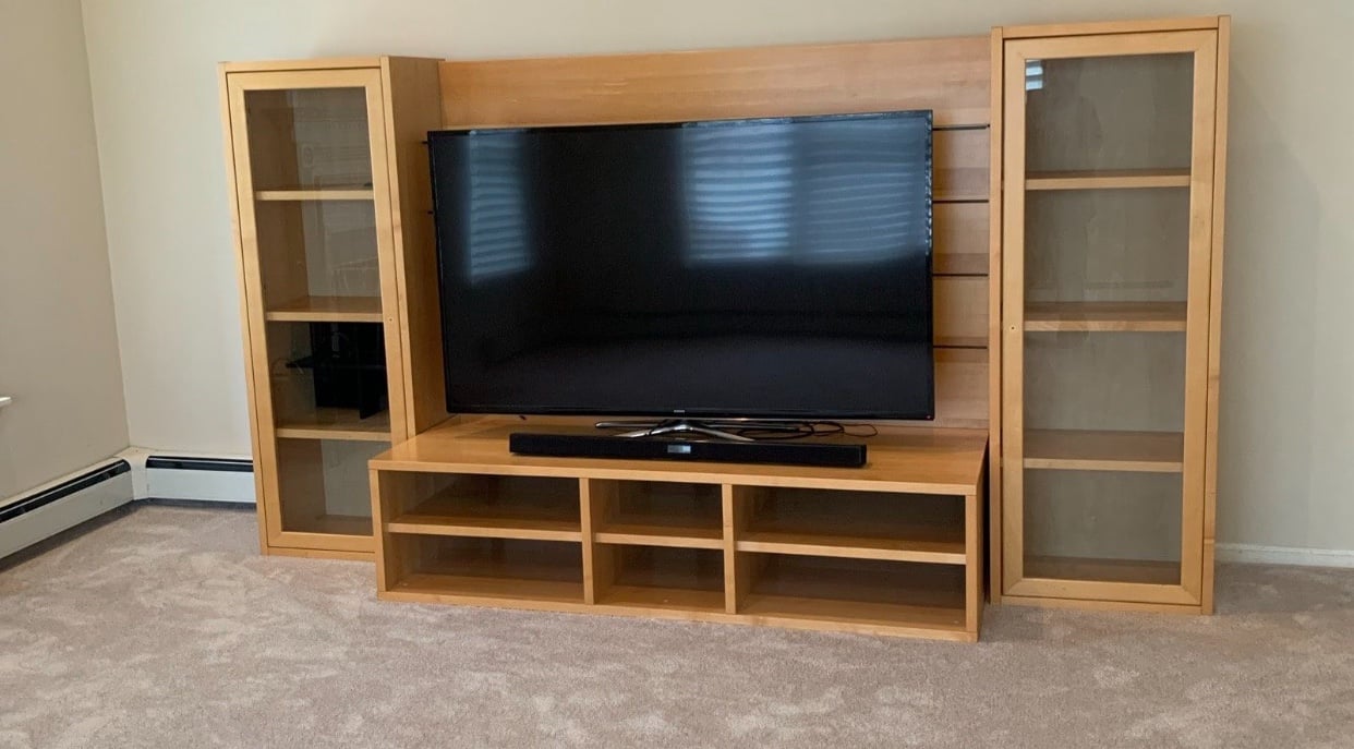 Jesper Entertainment Center/Wall Unit in Maplewood