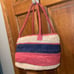 HELEN KAMINSKI AUSTRALIA MULTICOLOR RAFFIA SHOULDER PURSE BAG