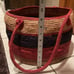 HELEN KAMINSKI AUSTRALIA MULTICOLOR RAFFIA SHOULDER PURSE BAG