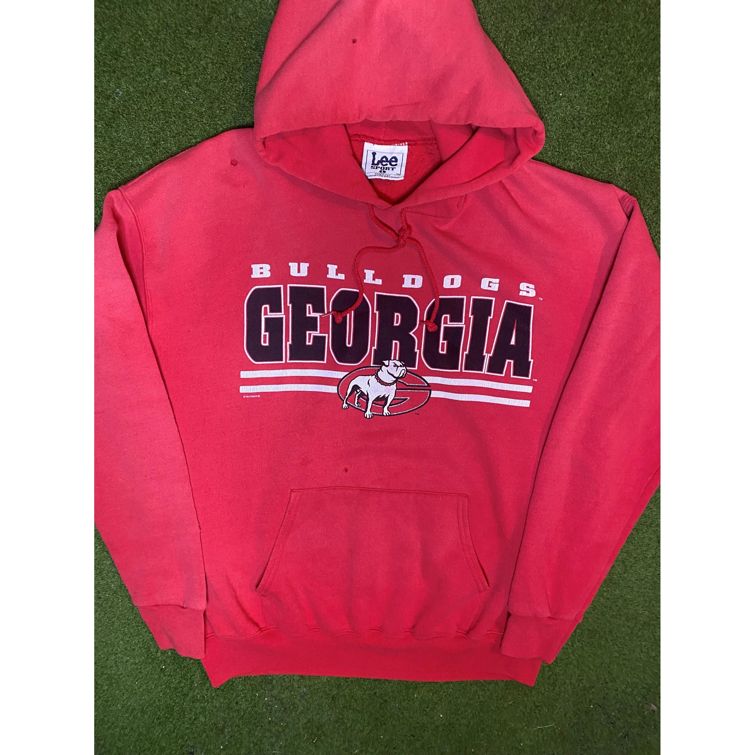 90s Georgia Bulldogs - Vintage College Hoodie (Large)
