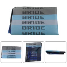 Full Blue JDM Bride Fabric Cloth For Car Seat Panel Armrest Decoration 1M×1.6M