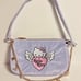 Hello Kitty Skinnydip London Angel Wings Heart Purple Velvet Shoulder Bag Charms