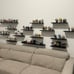 Floating Shelves, Wood Shelves, Long Wall Shelf, Set of 8, Rustic Wall Shelfs