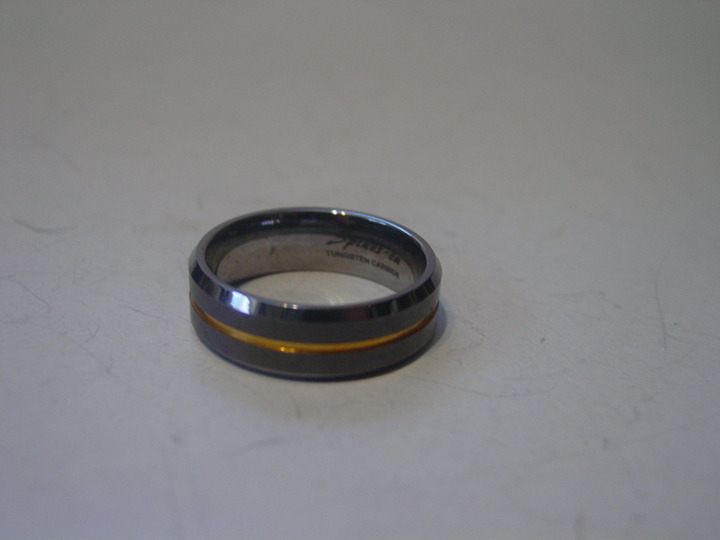 Spikes Tungsten Carbide Men's Band Ring Size 12 1/4