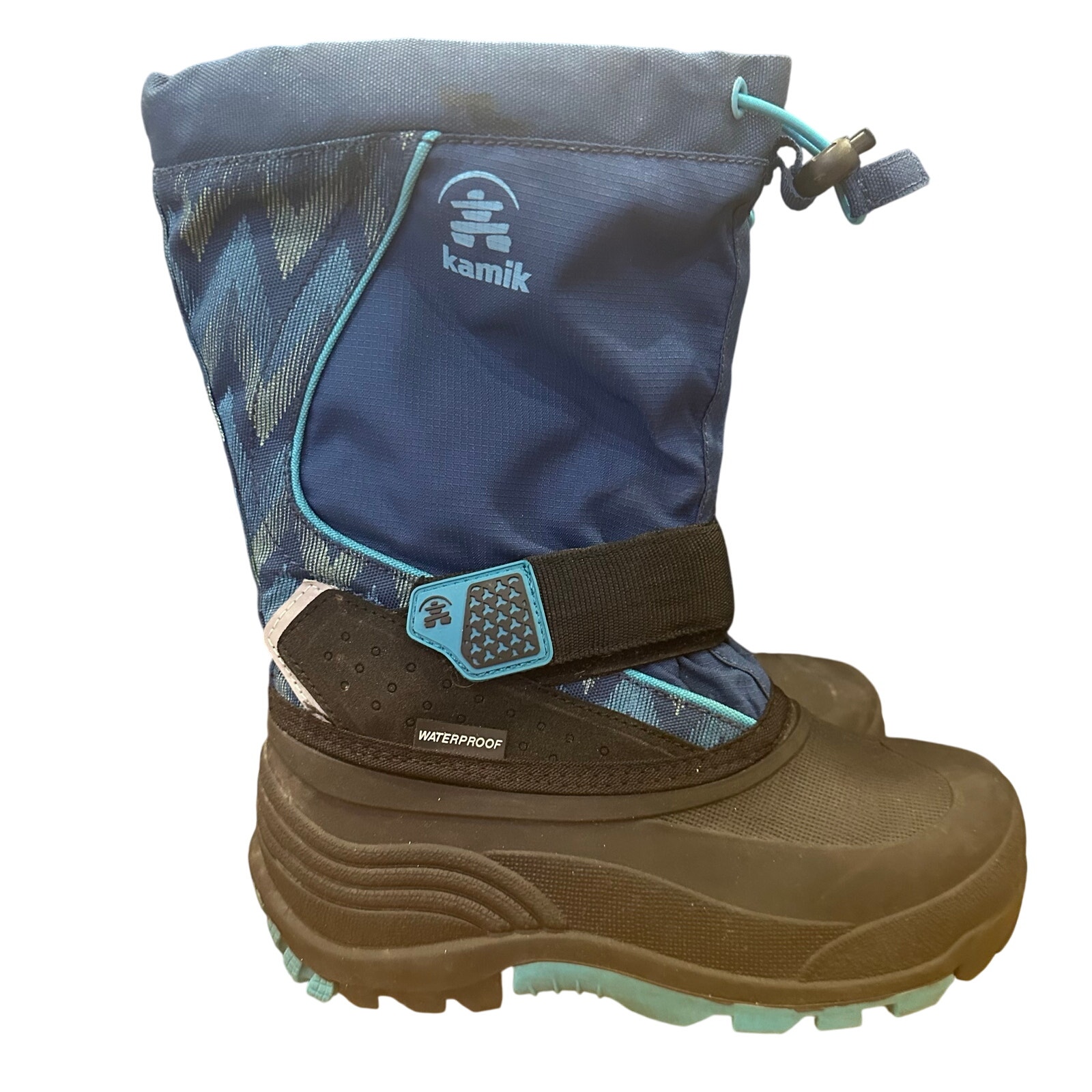 Kamik Snowfall Winter Boots sz 1 Waterproof Snow Boots Insulated Winter Boots