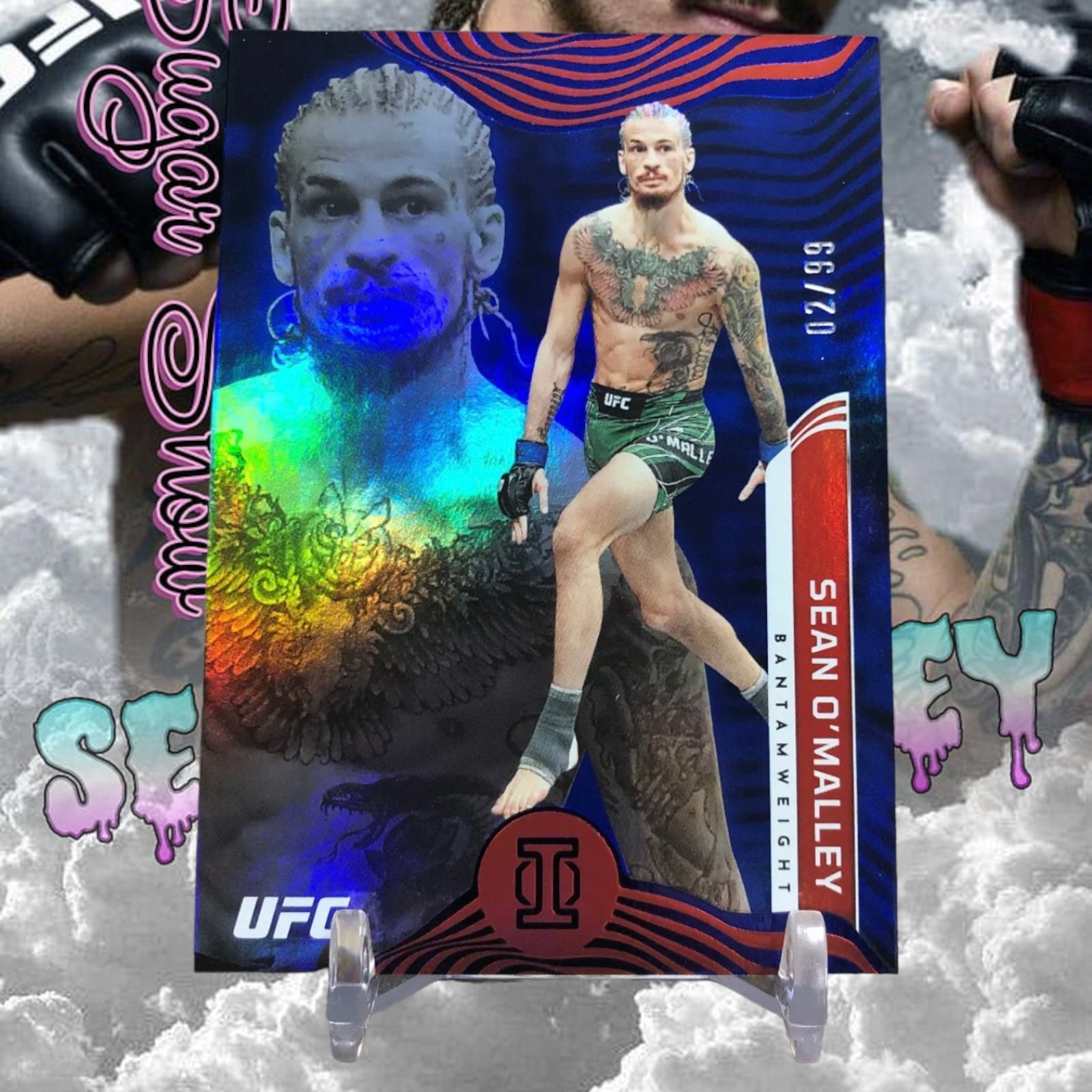 RARE “Sugar” Sean O’Malley Panini Chronicles Illusions UFC 02/99