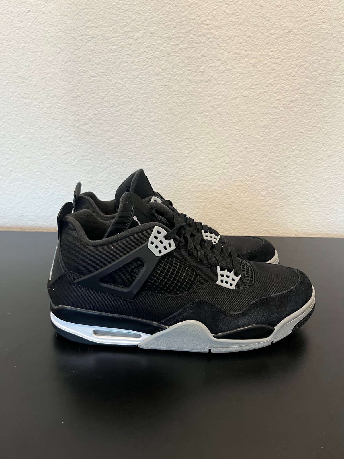 Air jordan 4 retro black canvas