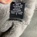 BB Dakota Teddy Bear Gray Hoodie Zip-Up Snuggly Jacket Sweater Size L