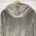 BB Dakota Teddy Bear Gray Hoodie Zip-Up Snuggly Jacket Sweater Size L