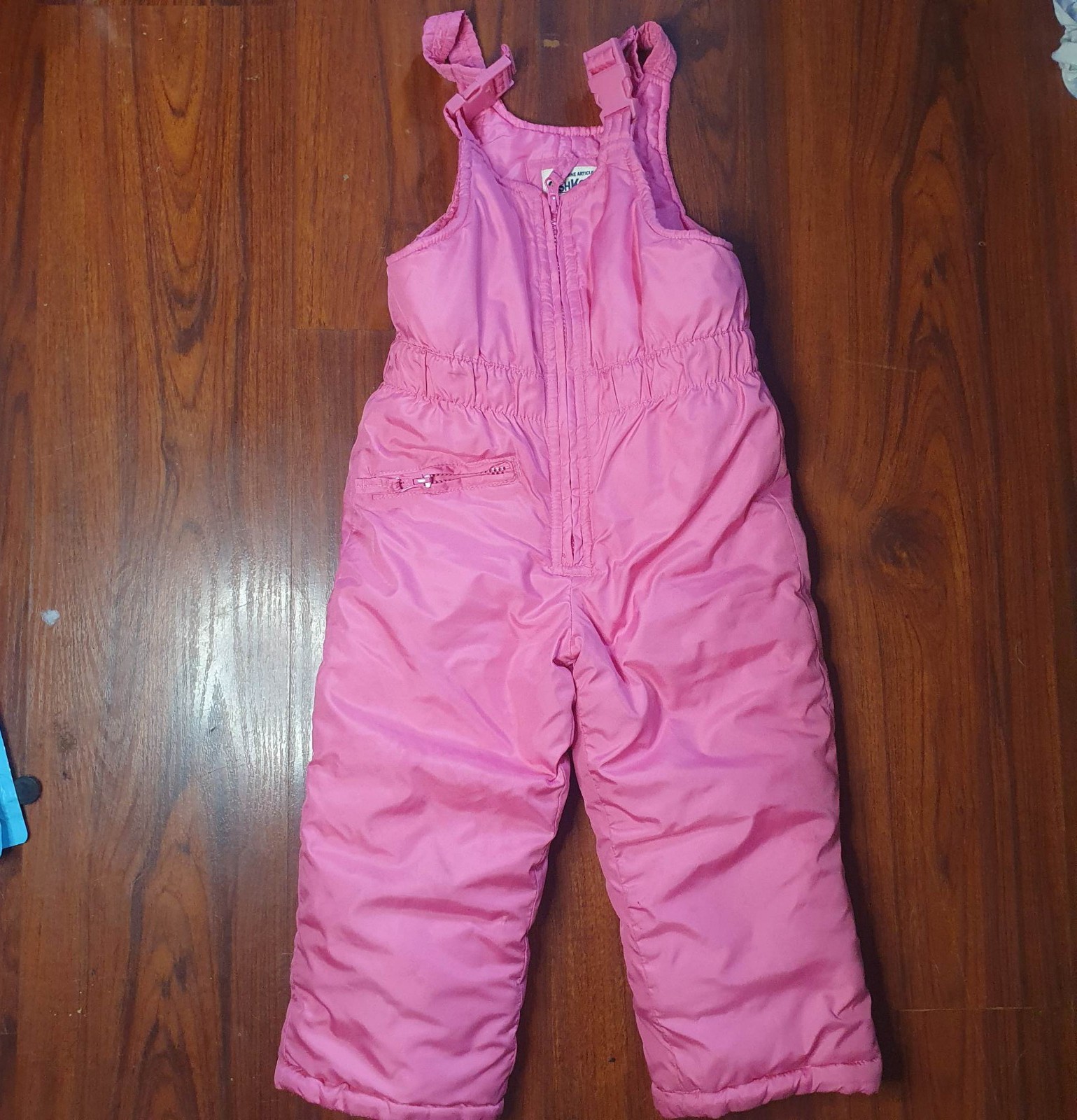 Pink kids Snoverall