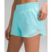 NWT Lululemon Hotty Hot High-Rise Lined Short 4 in Cyan Blue Size 8