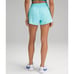 NWT Lululemon Hotty Hot High-Rise Lined Short 4 in Cyan Blue Size 8