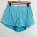 NWT Lululemon Hotty Hot High-Rise Lined Short 4 in Cyan Blue Size 8