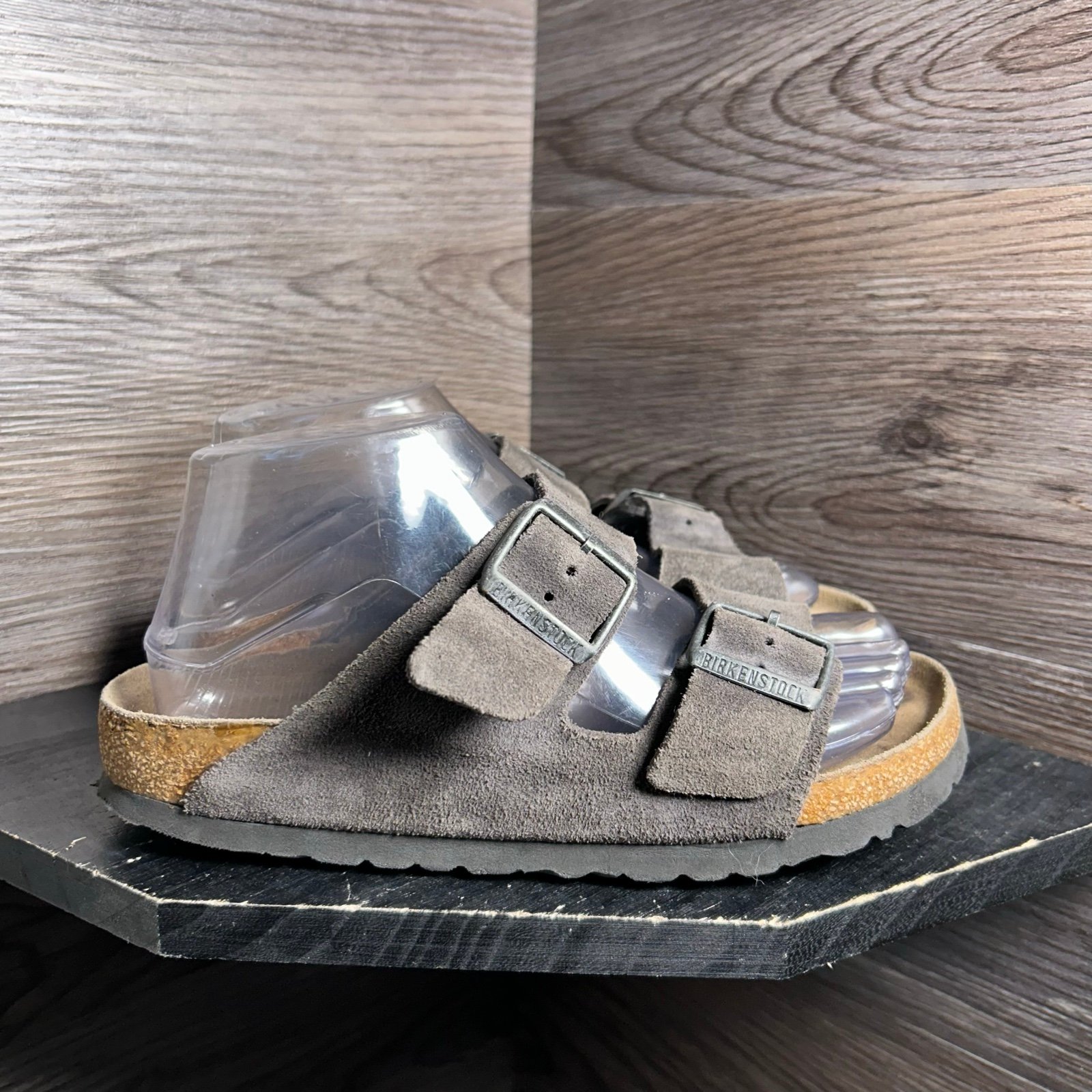 Birkenstock Arizona grey suede