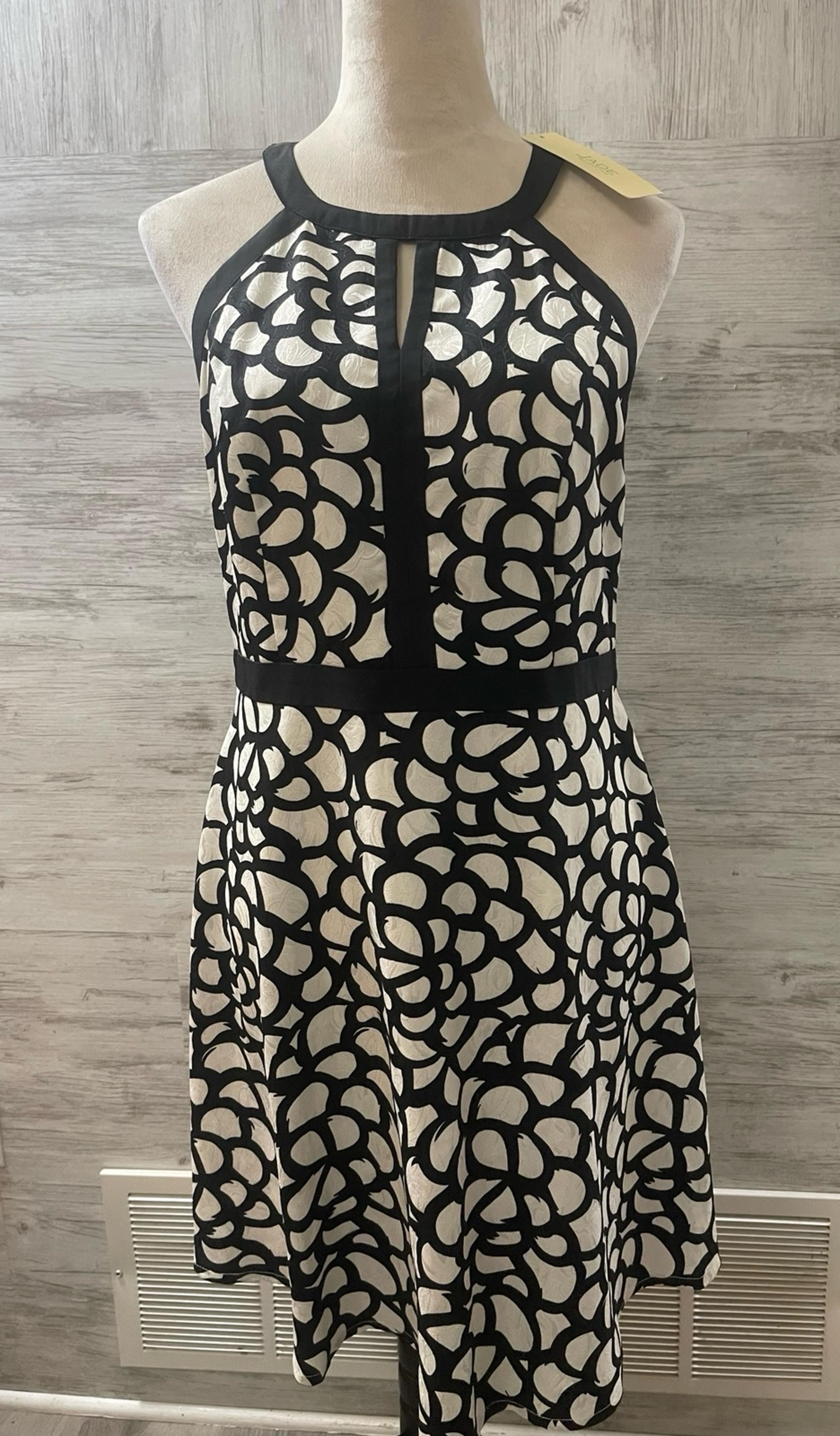 JADE black and white cocktail party  dress NWT Medium