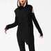 killstar killswitch unisex cold shoulder hooded top