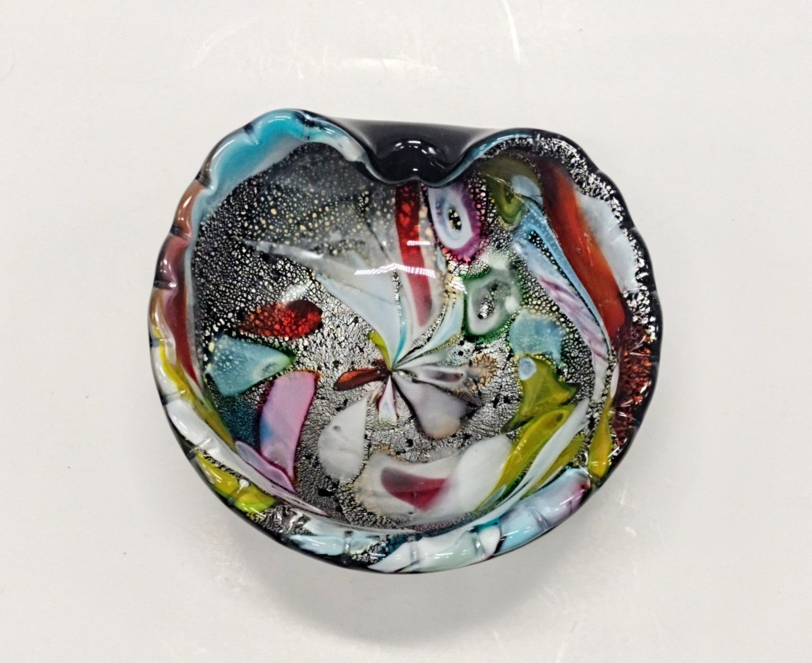 Murano Tutti-frutti Ashtray Dish