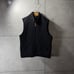 Vintage Banana Republic Lightweight Quilted Cotton Vest Full Zip