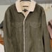 GAP JACKET! Brand new GAP Olive Green Sherpa Jacket.