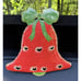 Stunning Artisan Vintage Folk Art Painted Metal Bell Made In Haiti 16” Tall