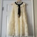 Zara Ivory Bloggers Favorite Women's Lace Dress With Bow