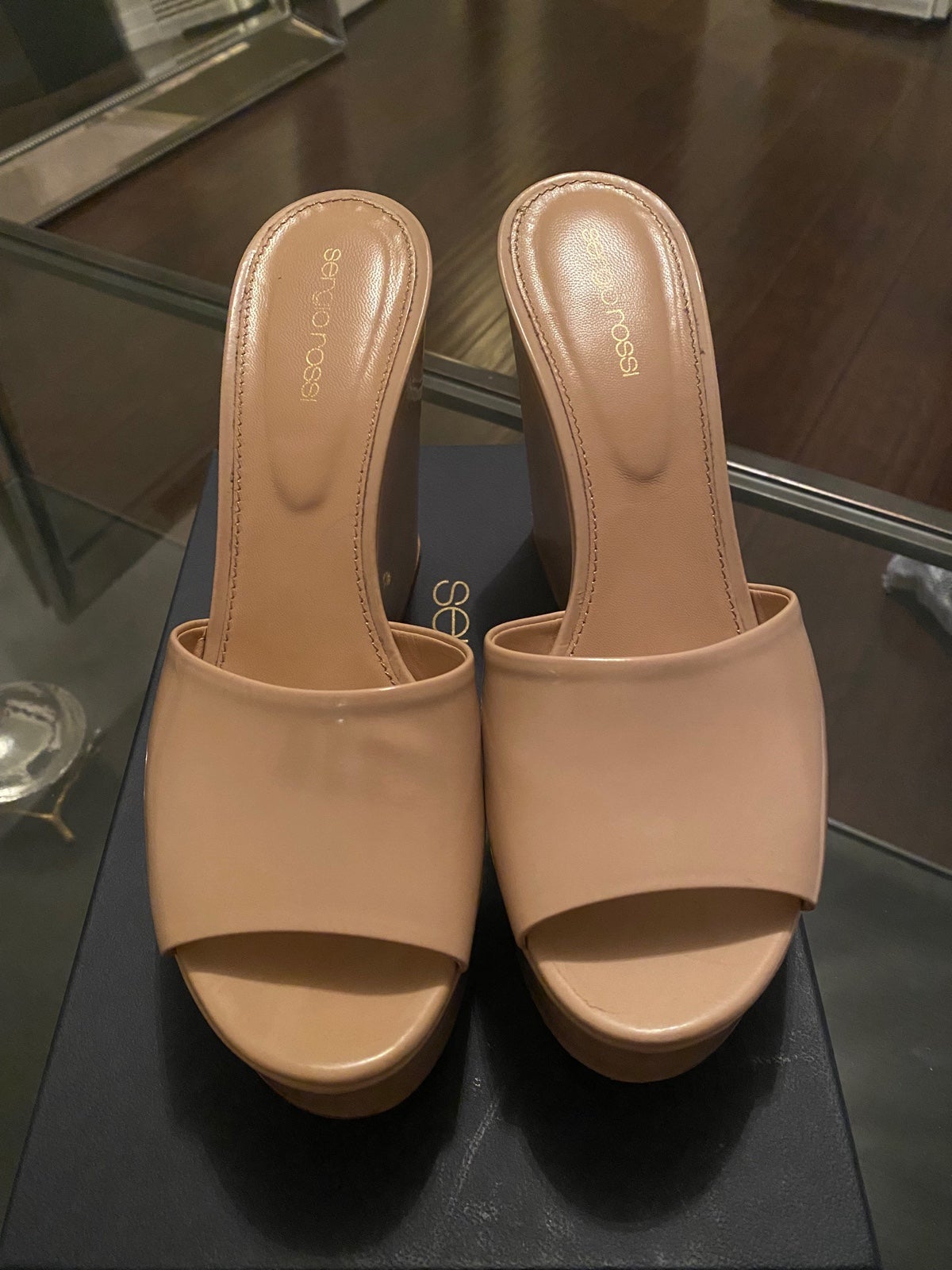 Sergio Rossi wedge sandal