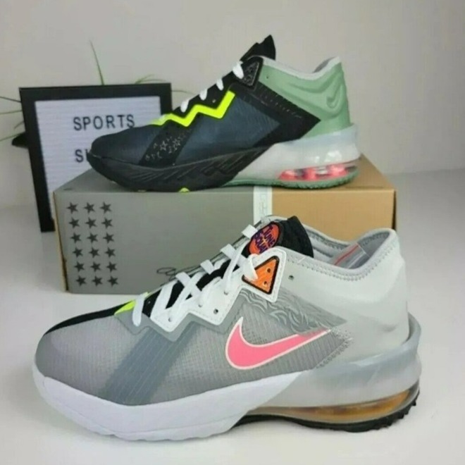 O59 6Y | 7.5 Women’s NIKE LEBRON XVIII LOW MULTICOLOR DJ3760 005