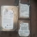 Group of hhd and ssd hard drives
