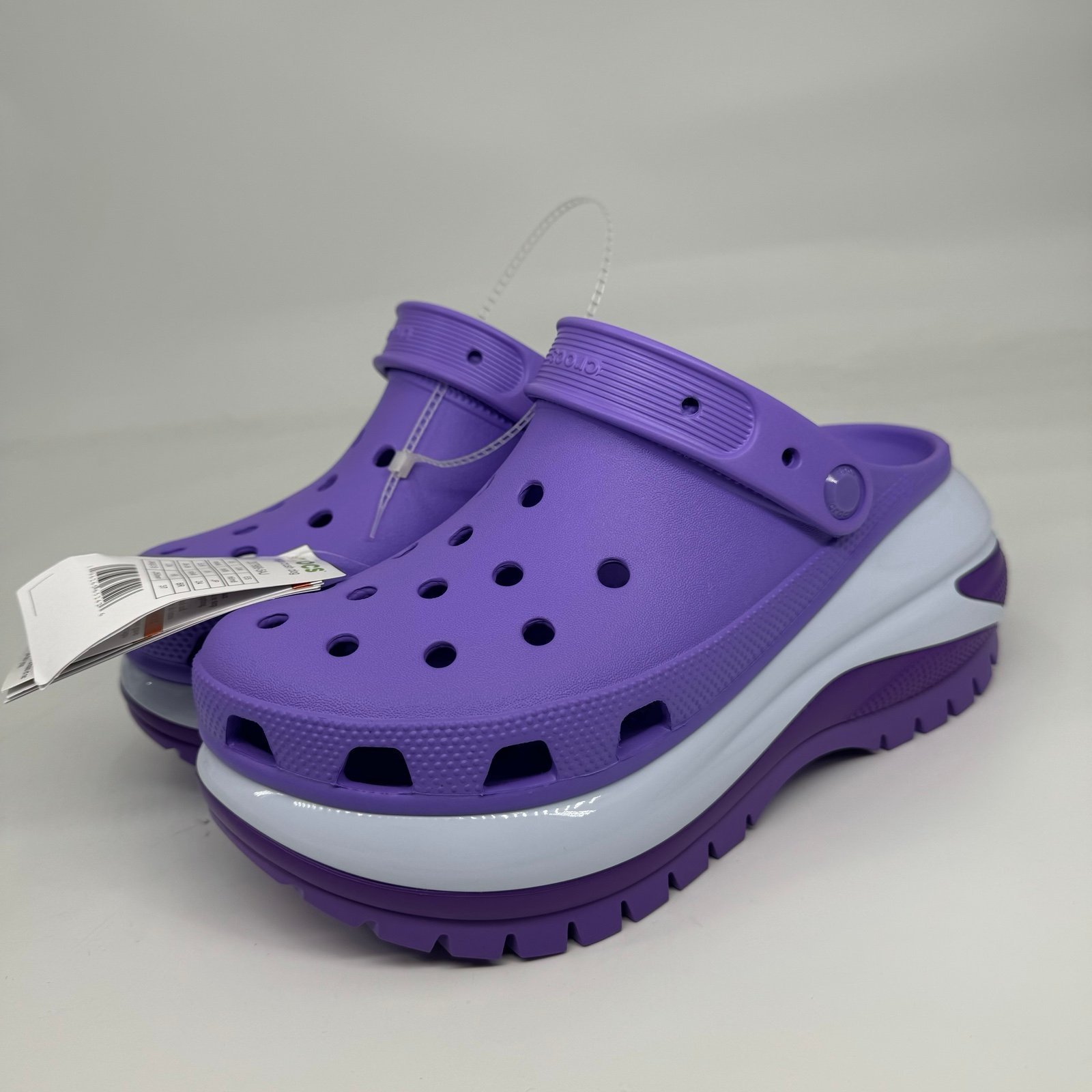 Crocs Classic Mega Crush Clog Chunky Platform Galaxy Women's 8 Men's 6 NWT