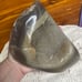Heavy polished druzy agate