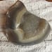 Heavy polished druzy agate