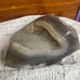 Heavy polished druzy agate