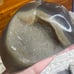Heavy polished druzy agate