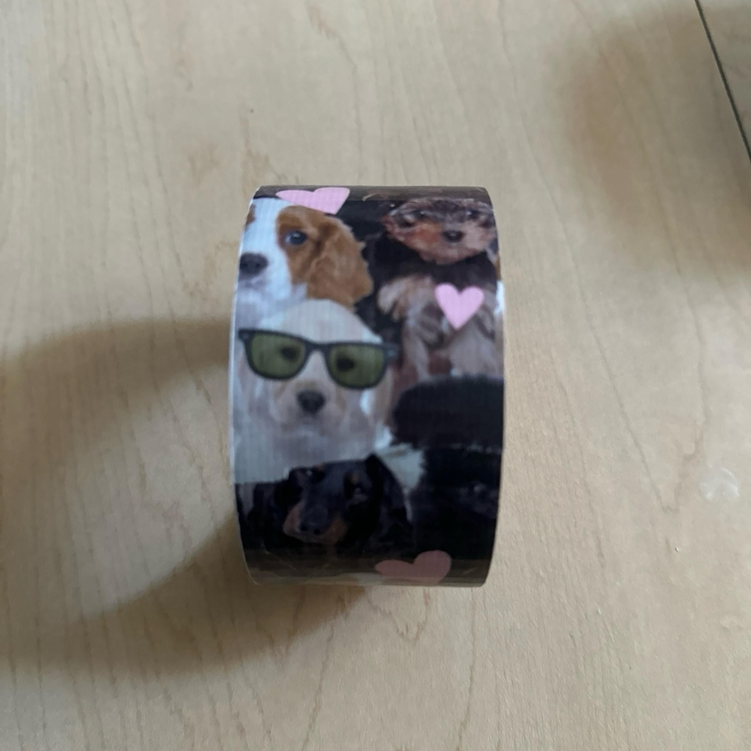 Dogs Duck tape