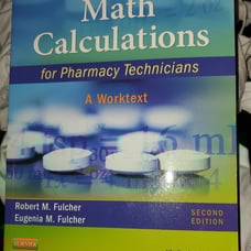 Pharmacy Technician math calculations hard copy