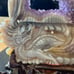 Agate and Amethyst dragon with stand-A516