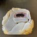 Agate and Amethyst dragon with stand-A516
