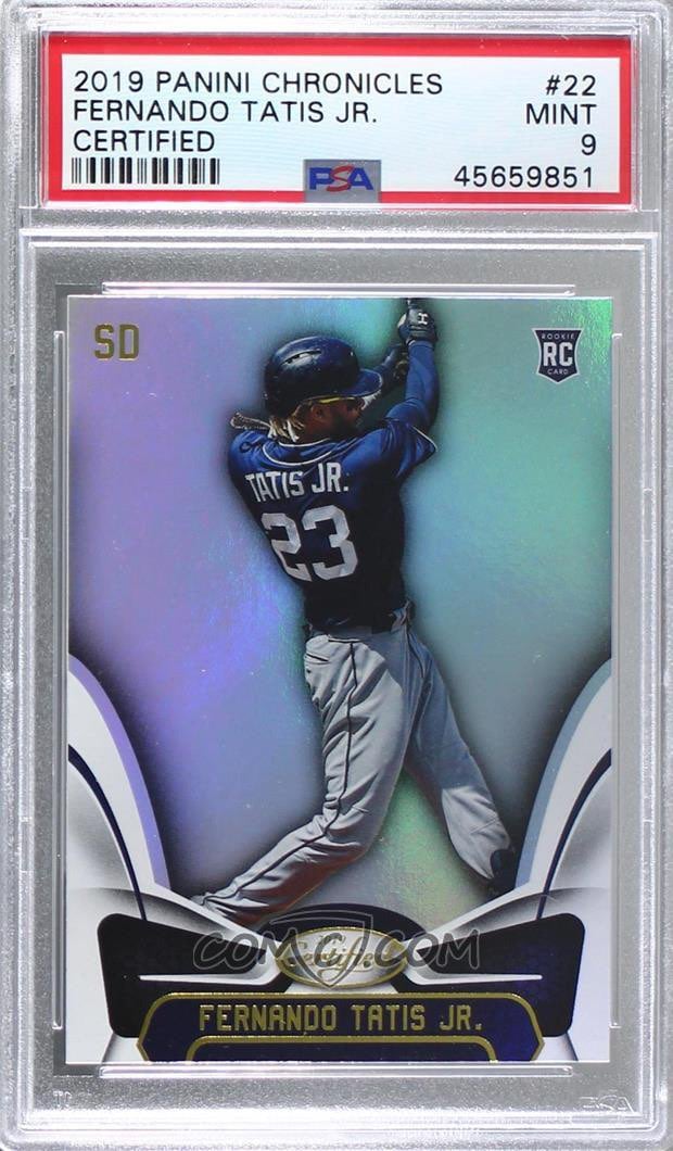 2019 Fernando Tatis Jr Panini Chronicles Blue