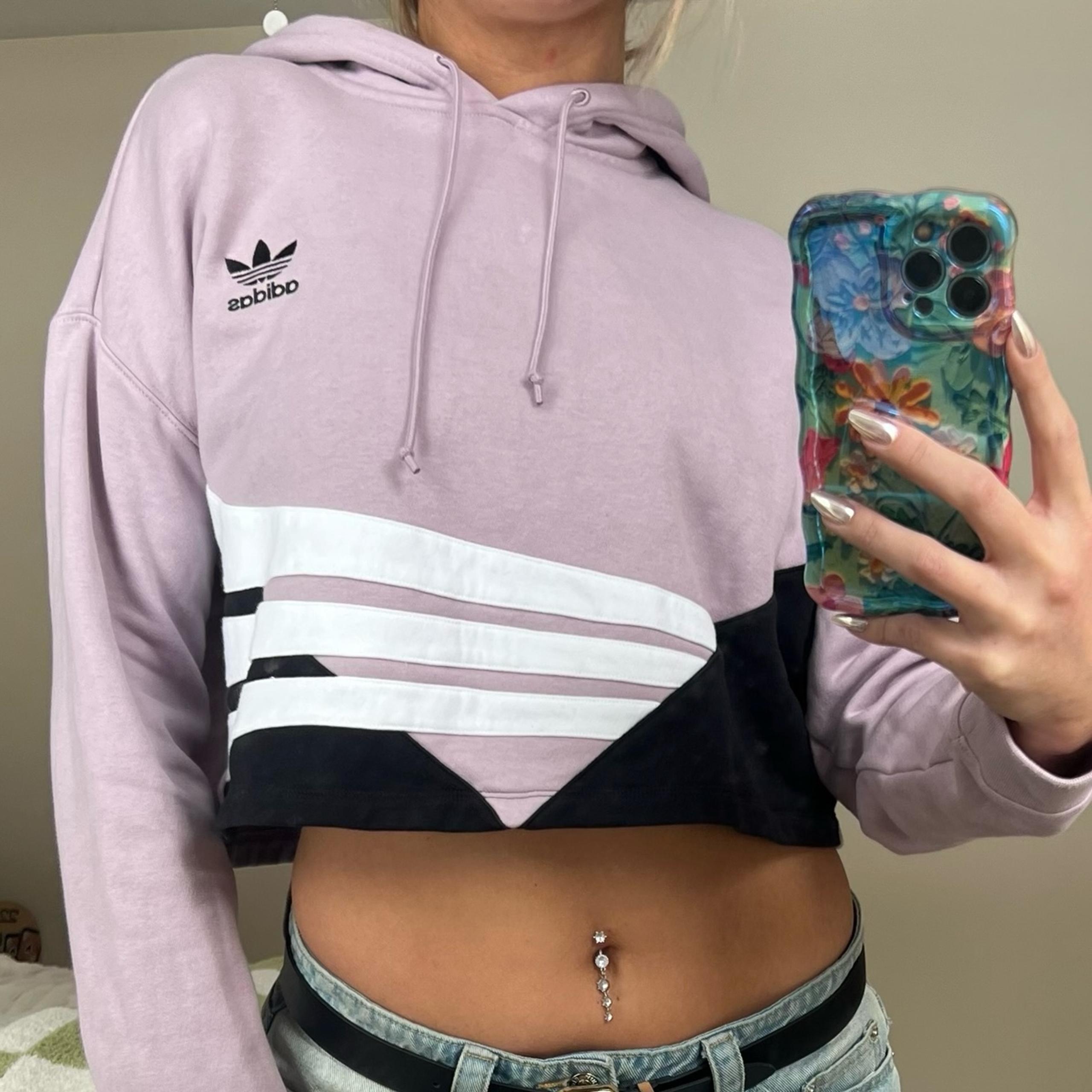 Cropped Adidas Hoodie